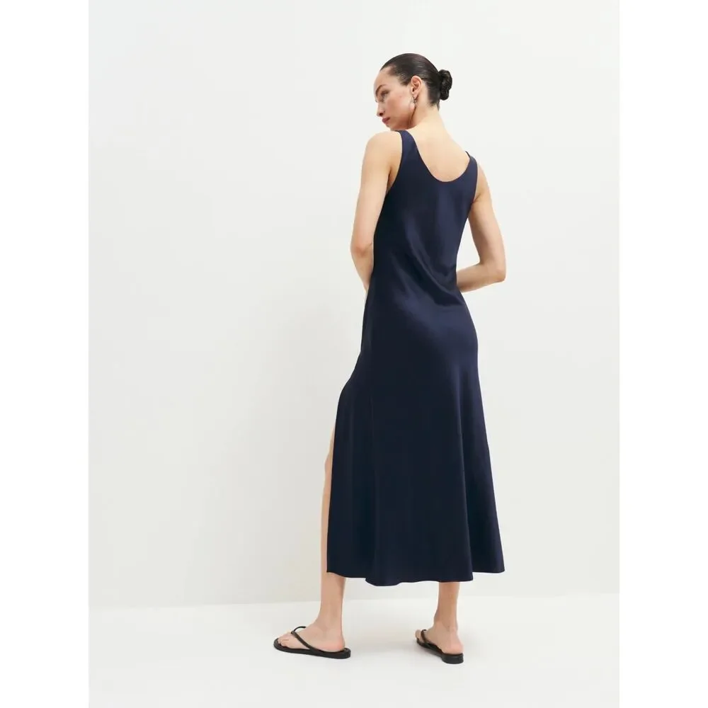 NWT Reformation Bevin Satin Dress - Picture 6 of 15